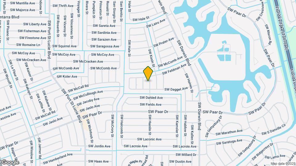 3838 SW Hainlin St Map and Location Details