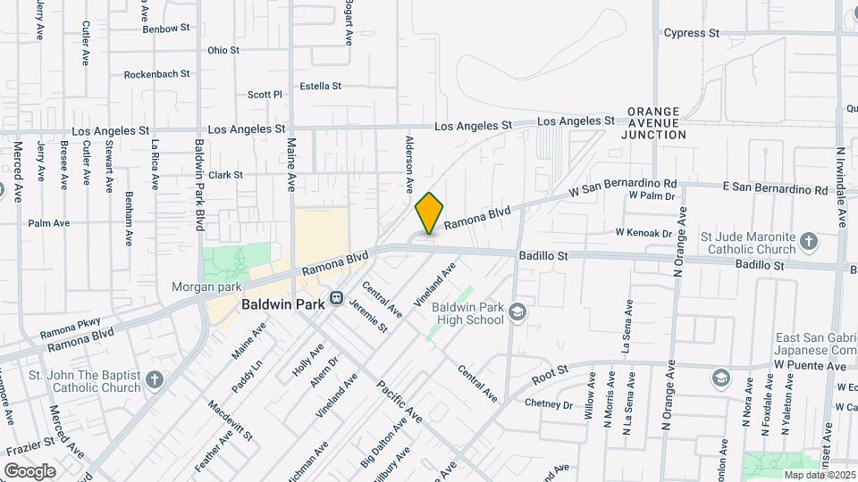 Palmera Mapa y Detalles de la Ubicación