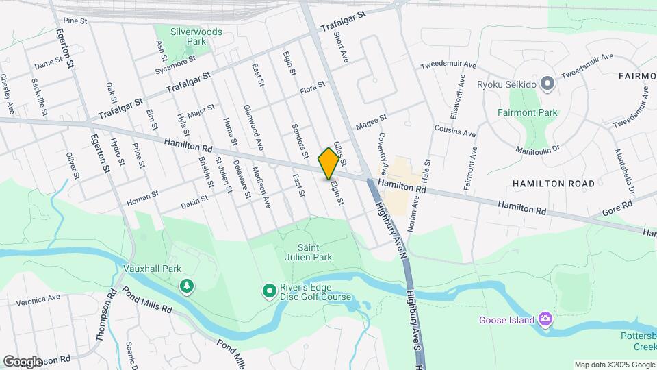 93 Elgin St Map and Location Details