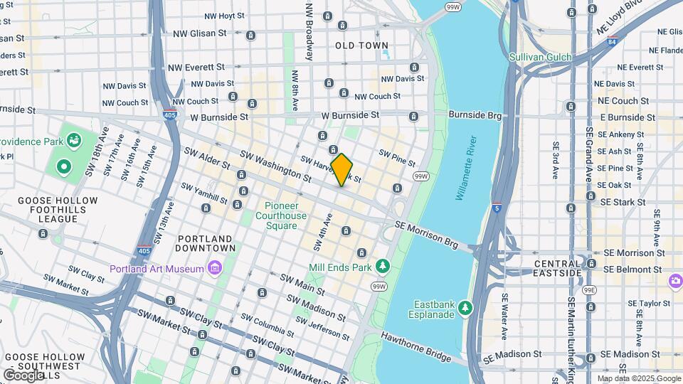 East Bank Lofts Map and Location Details