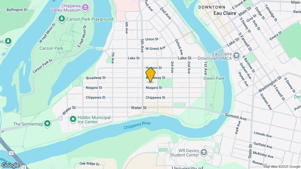 422 Niagara St, Unit 422 Map and Location Details