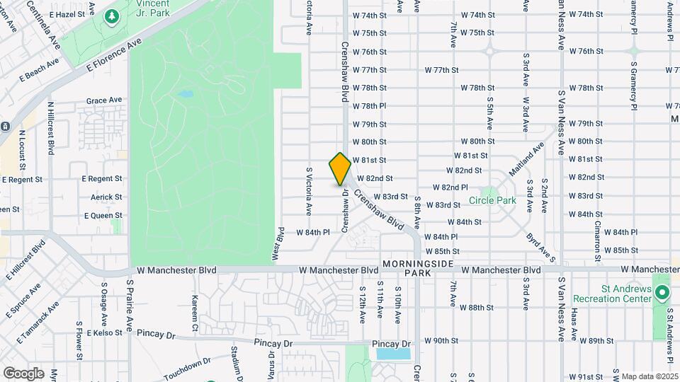 8211 Crenshaw Dr Map and Location Details