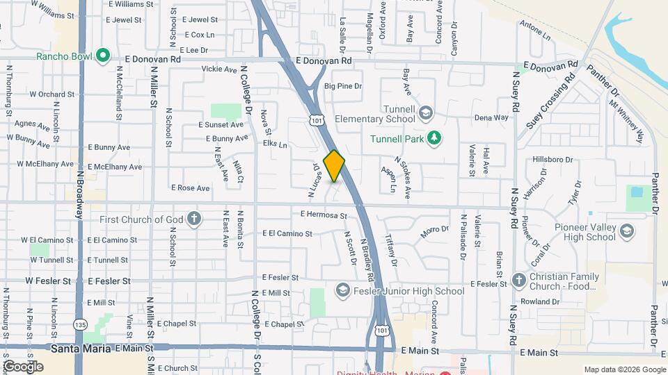 Rose Place Apartments Mapa y Detalles de la Ubicación