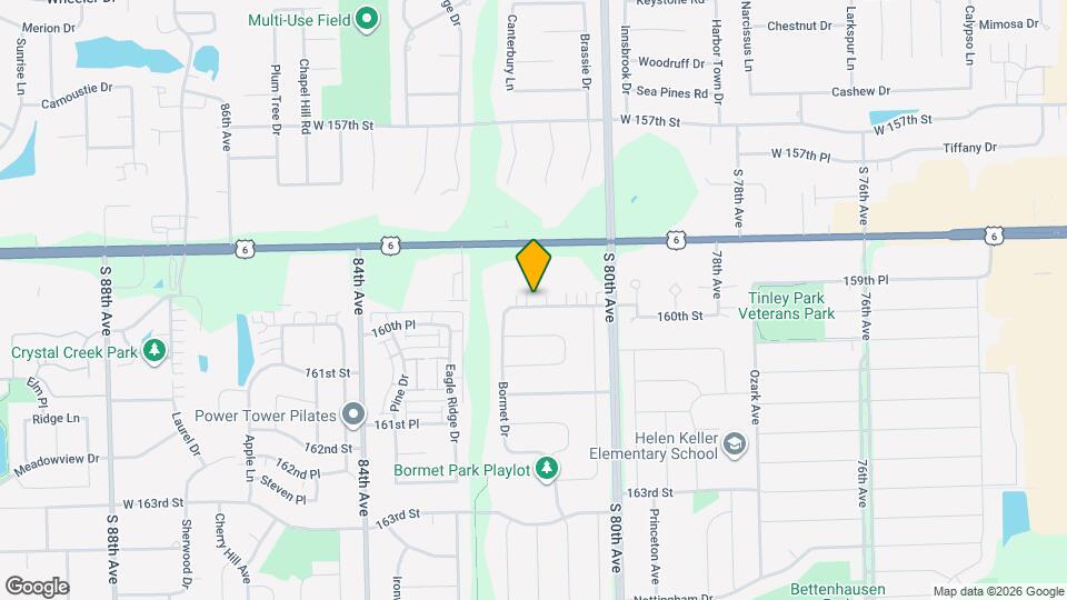 8122 160th St Map and Location Details