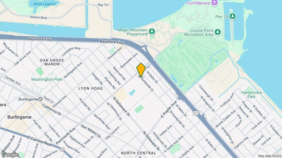 833 N Humboldt St Map and Location Details