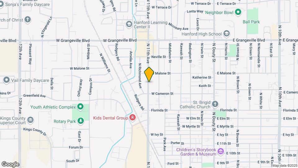 1223 N 11th Ave Map and Location Details