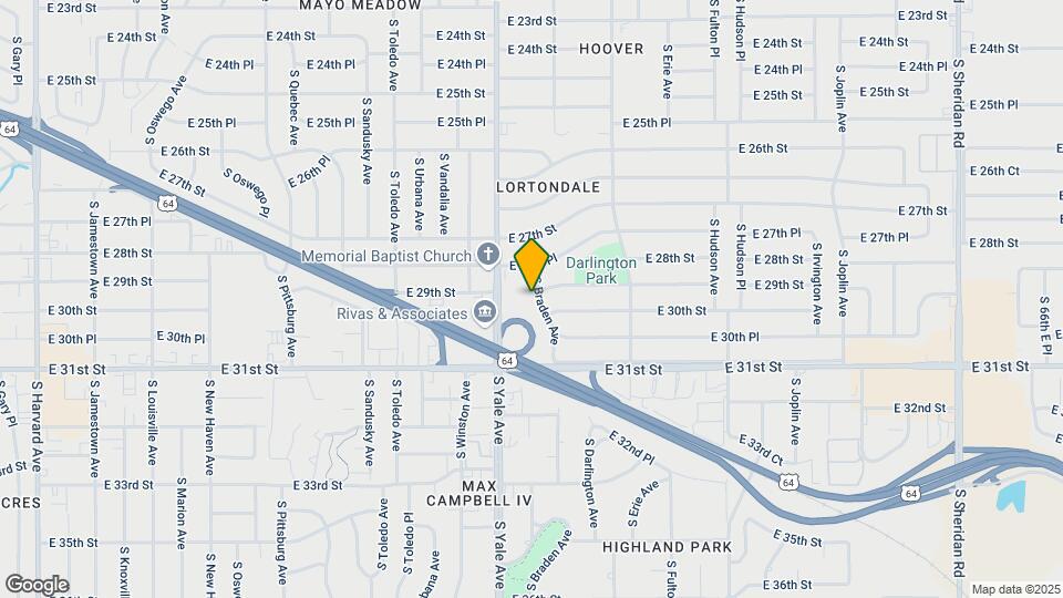 2908 S Braden Ave Map and Location Details