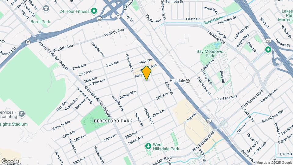 2639 Garfield St Map and Location Details