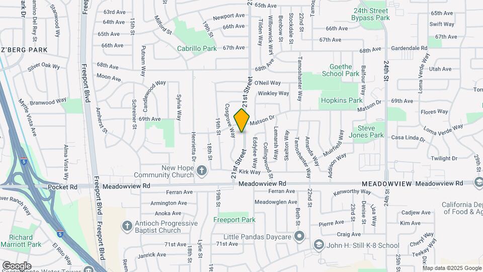 7514 21st Street Map and Location Details