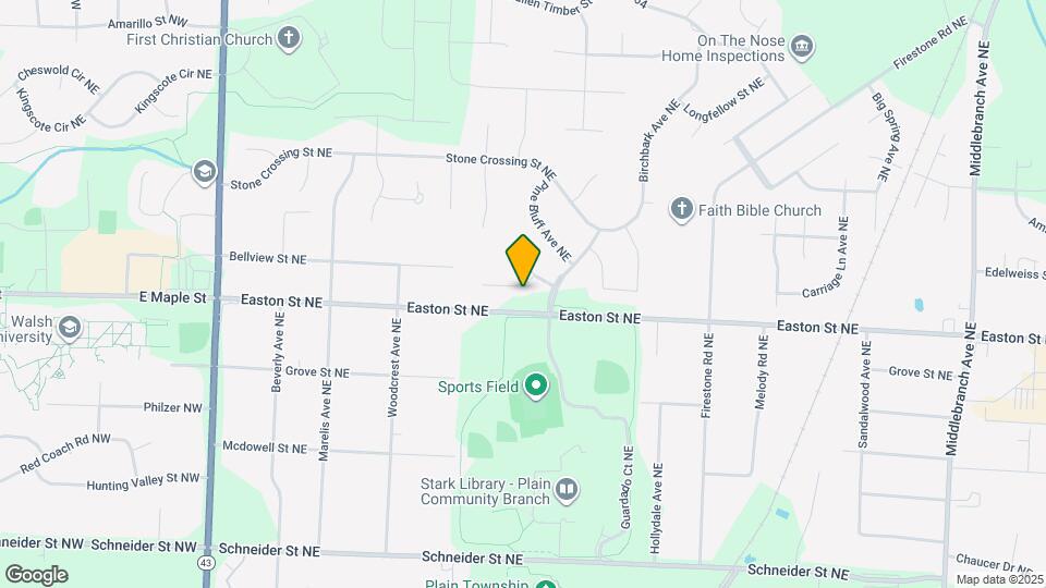 1614 Bellview St NE Map and Location Details