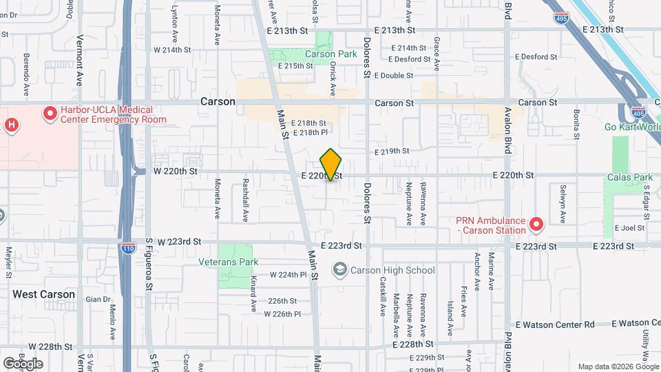 22016 Gulf Ave Map and Location Details