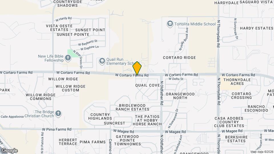 4398 W Veranda St Map and Location Details