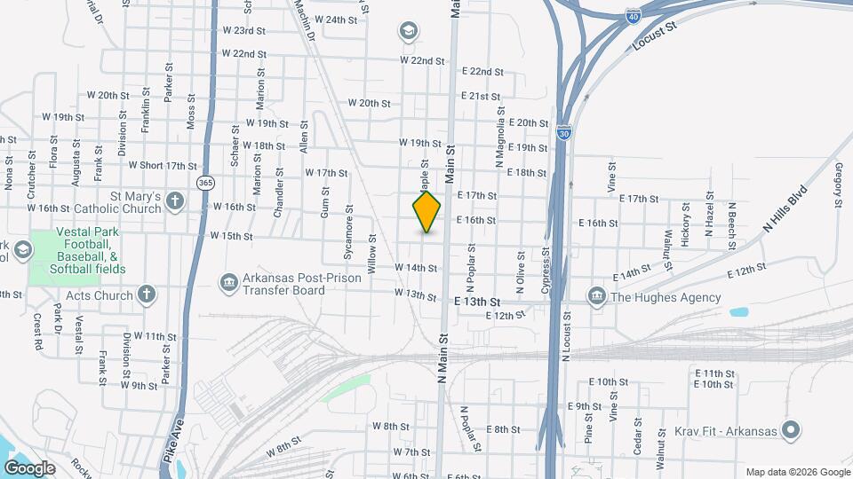 1500 Maple St Map and Location Details