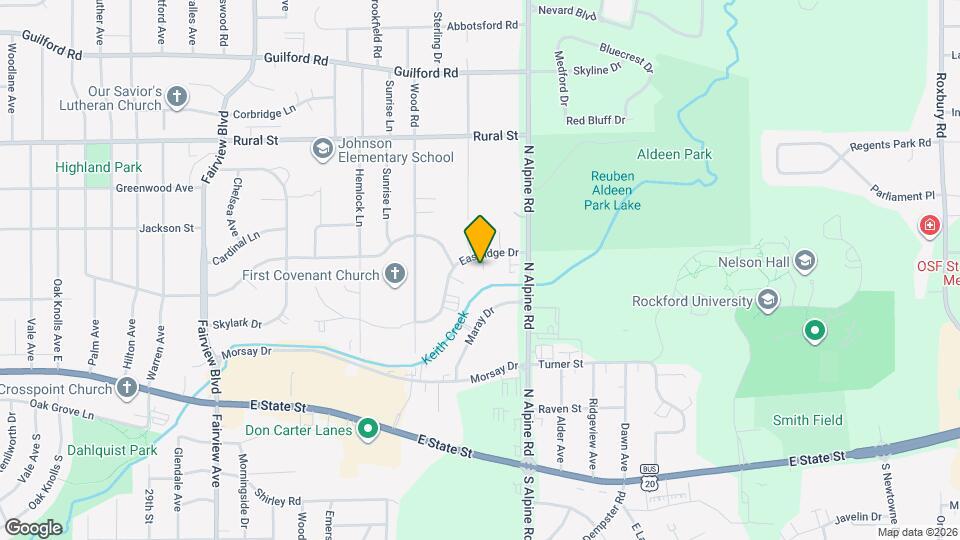 4301 Eastridge Dr Map and Location Details