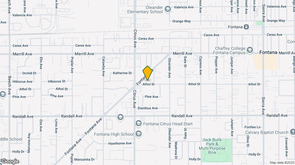 16156 Athol Ave Map and Location Details