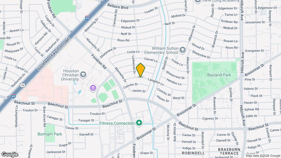 7031 Langdon Ln Map and Location Details