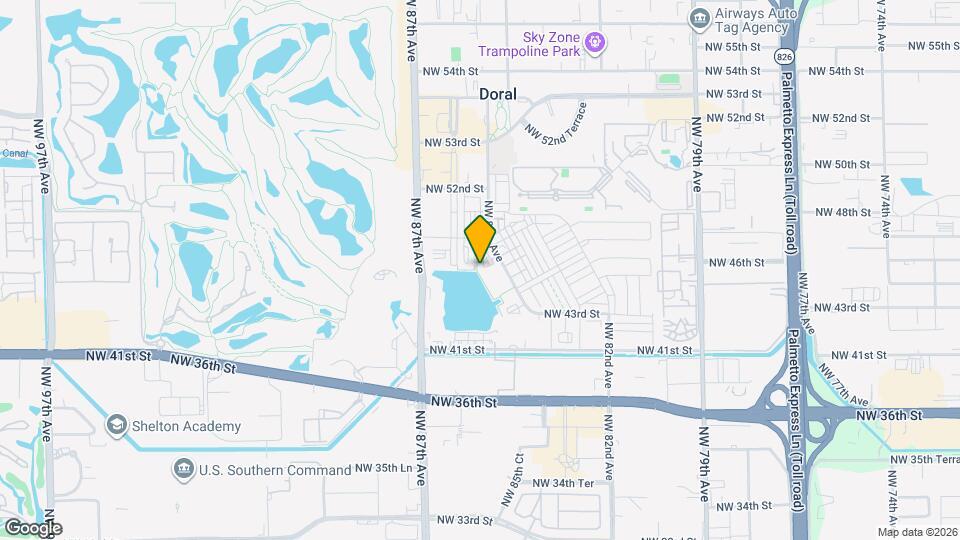 4713 NW 84th Ct Map and Location Details