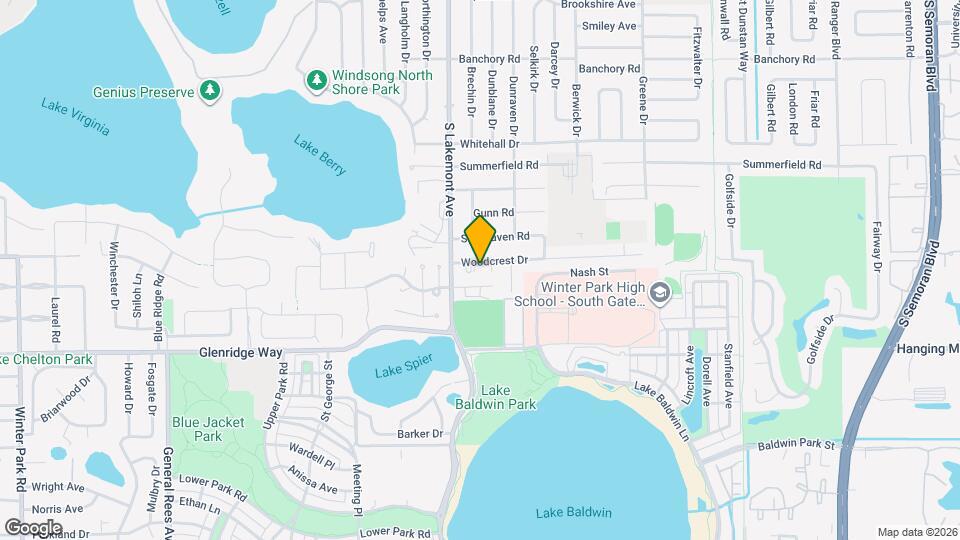 1920 Woodcrest Dr, Unit 13 Map and Location Details