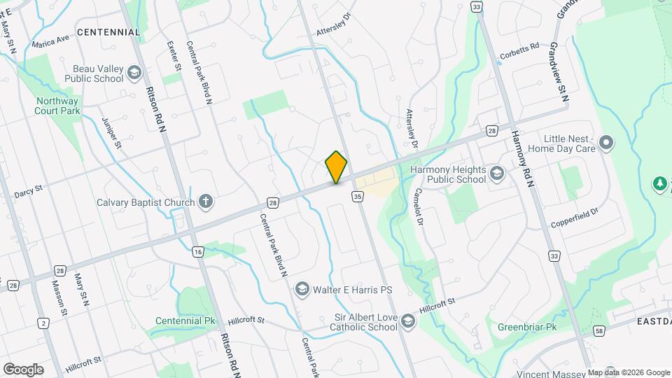 513 Rossland Rd E Map and Location Details