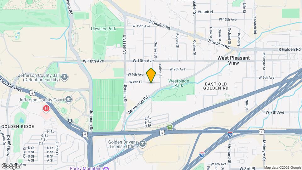 16916 W 8th Pl Map and Location Details