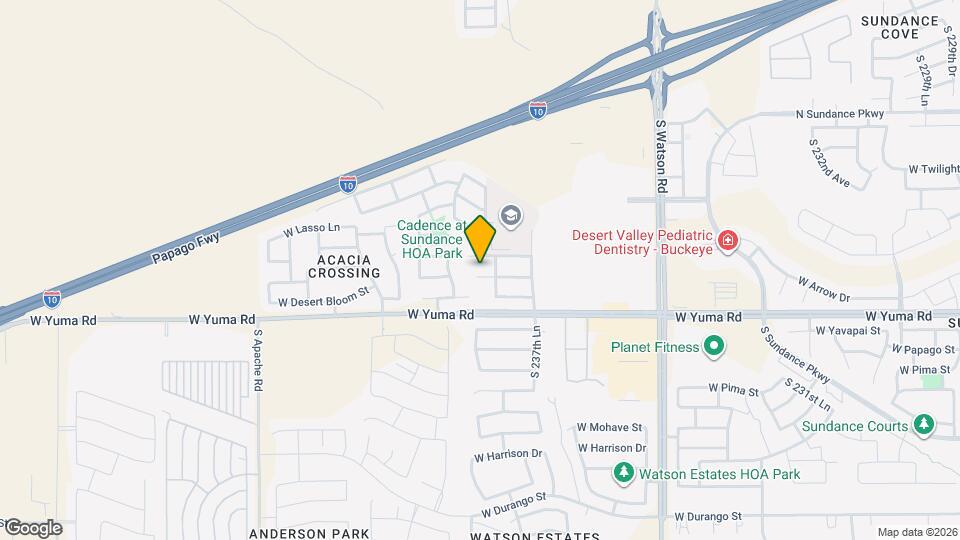 23856 W Tonto St Mapa y Detalles de la Ubicación