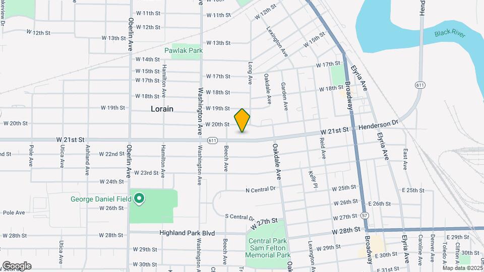 816 W 21st St Map and Location Details