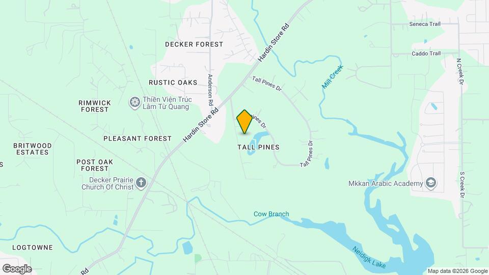 223 Pin Oak Ln Map and Location Details