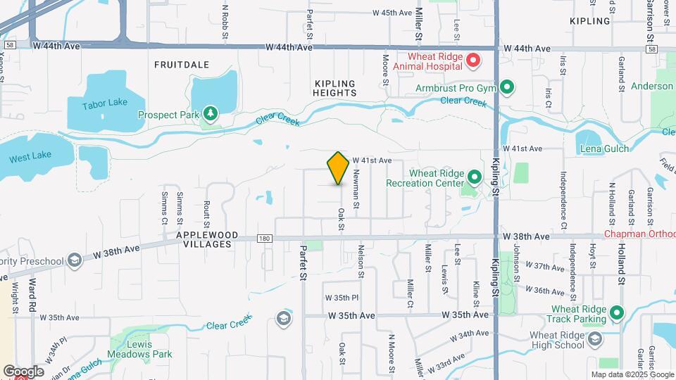 10800 W 39th Pl Map and Location Details