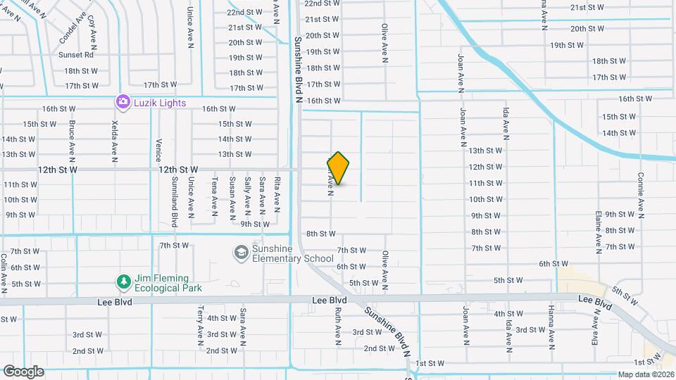 3311 11th St W Map and Location Details