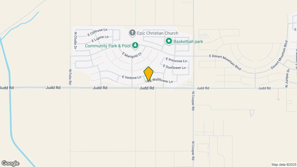 11197 E Wallflower Ln Mapa y Detalles de la Ubicación