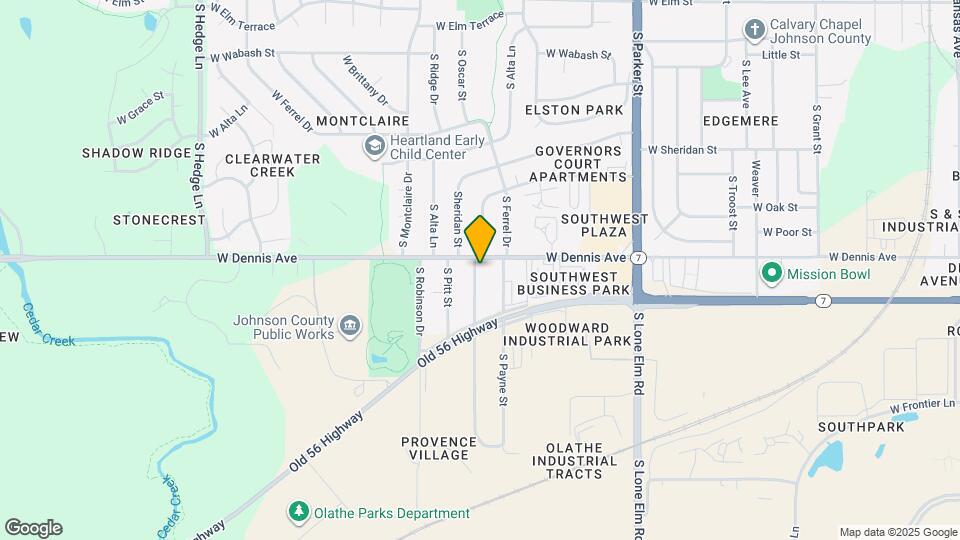 1004 S Brockway St Map and Location Details