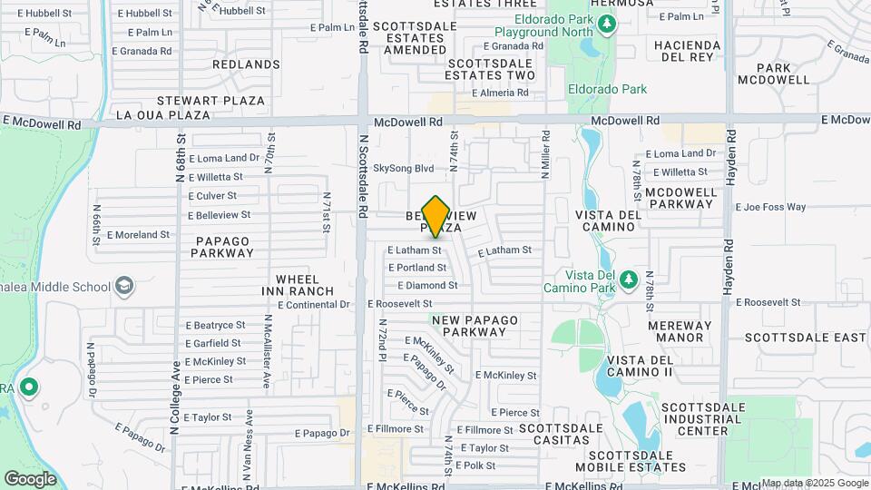 7320 E Latham St Map and Location Details