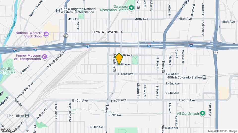 4353 Columbine St Map and Location Details