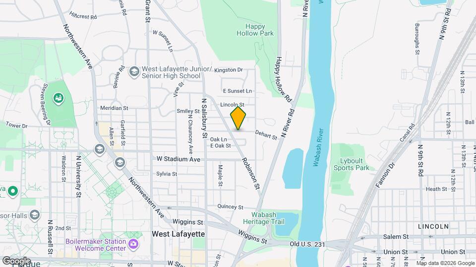 209 Dehart St Map and Location Details