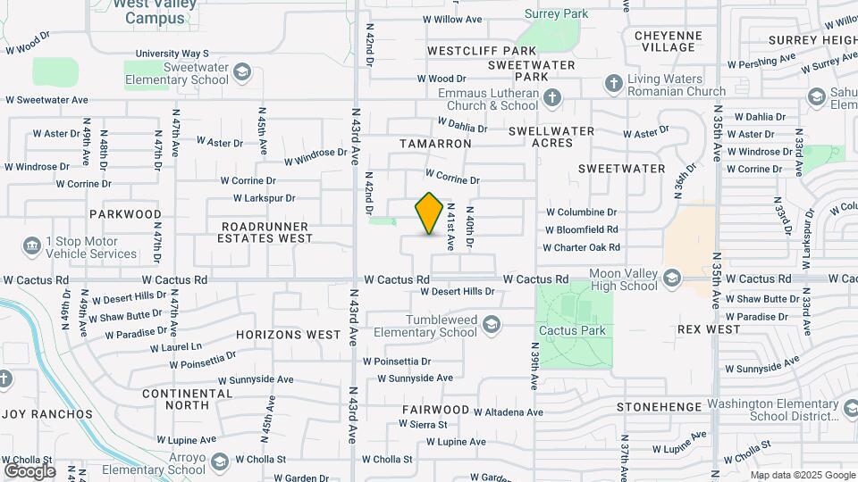 4125 W Charter Oak Rd Map and Location Details