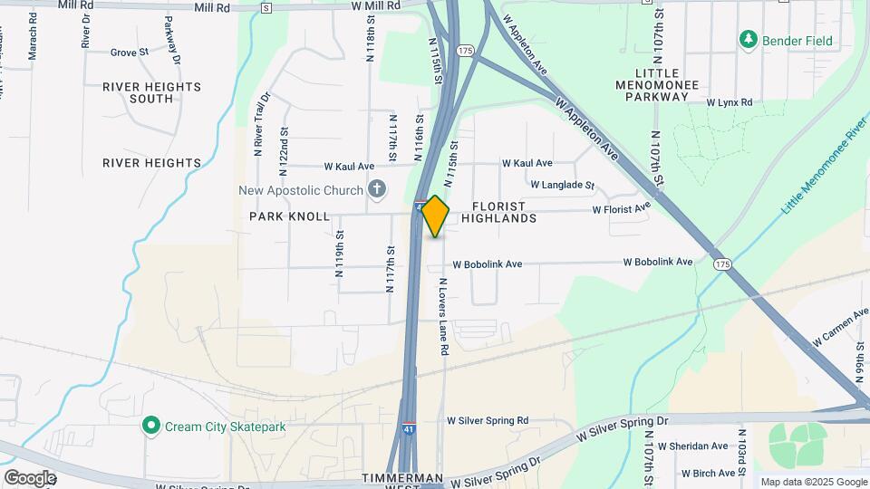Parkway West Apartment Homes Map and Location Details