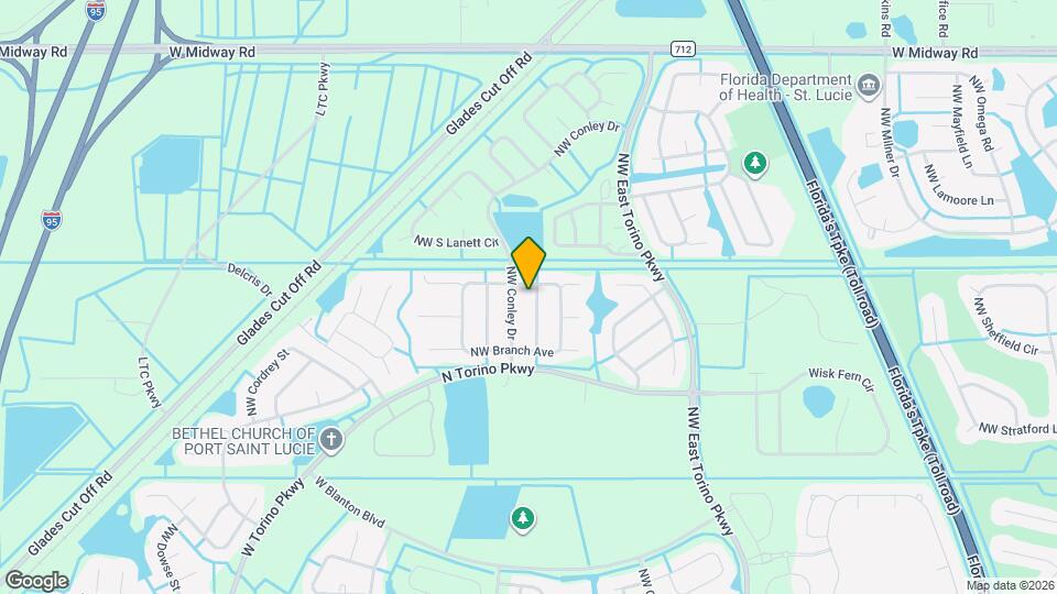 5422 NW Crista St Map and Location Details