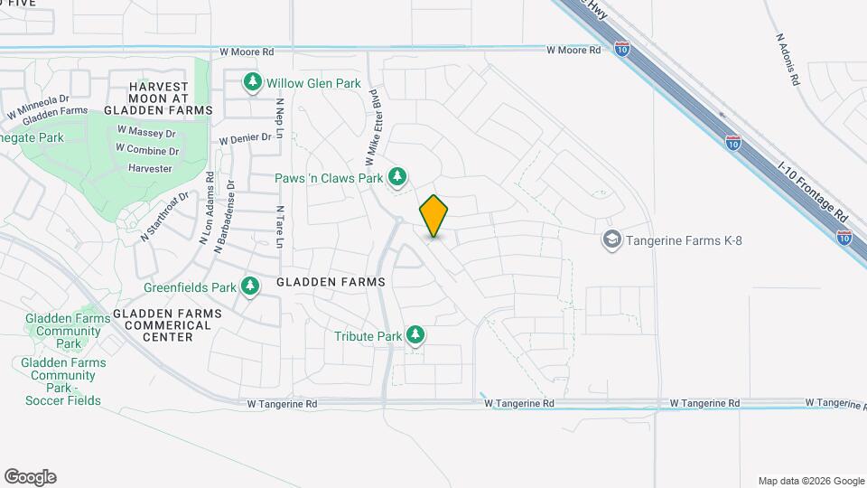 12395 N Pomeroy Ave Map and Location Details