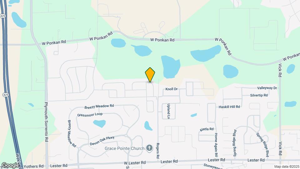 2042 Misty Glen Dr Map and Location Details