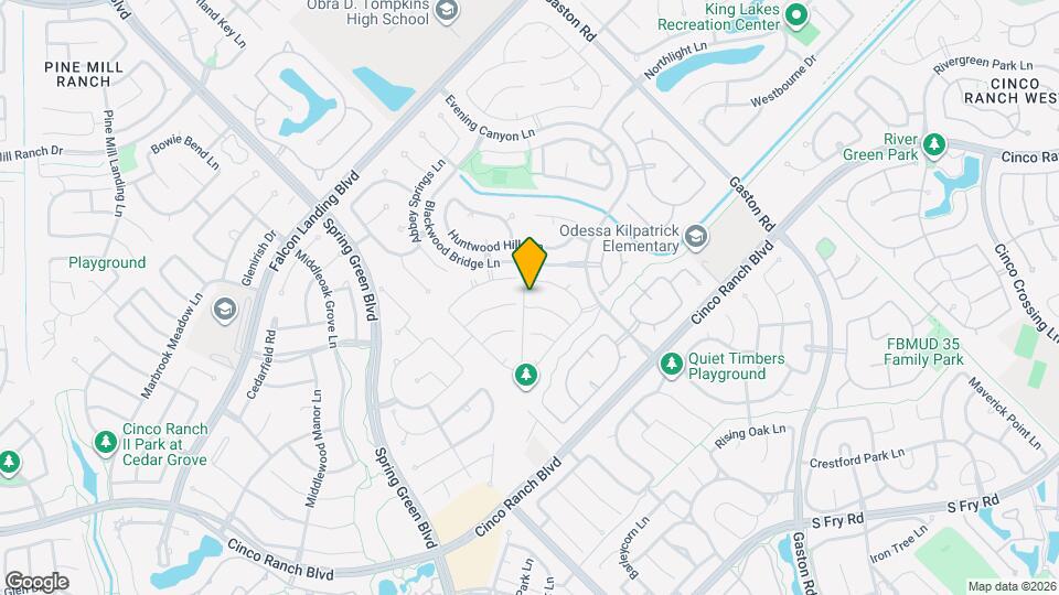 4703 Camden Brook Ln Map and Location Details
