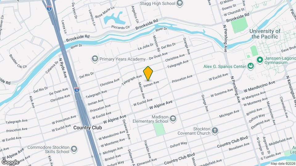 2051 Inman Ave Map and Location Details