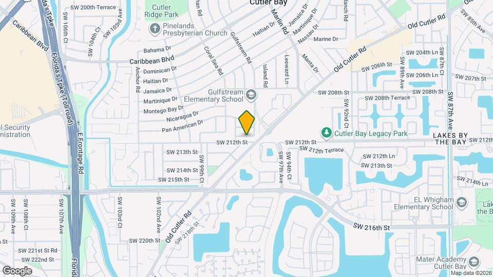 9750 SW 211th St Map and Location Details