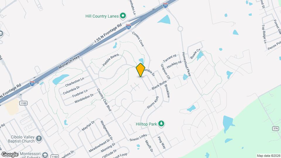 6105 Portchester Map and Location Details