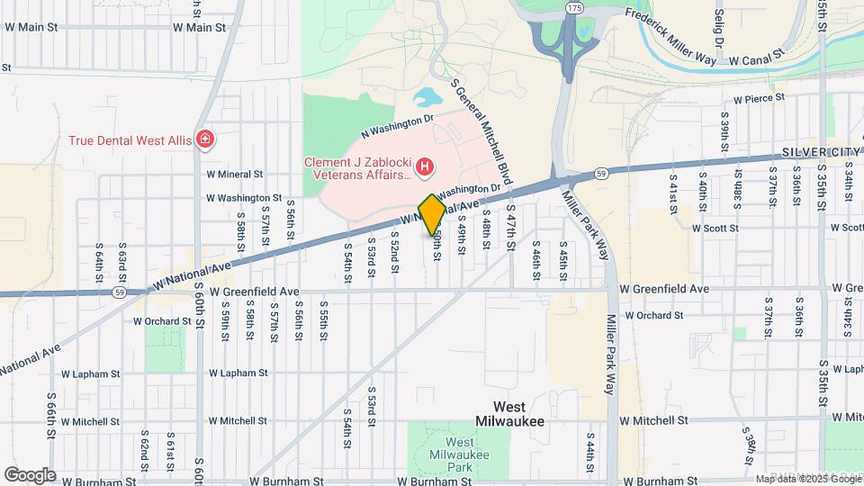 1219 S 50th St Map and Location Details