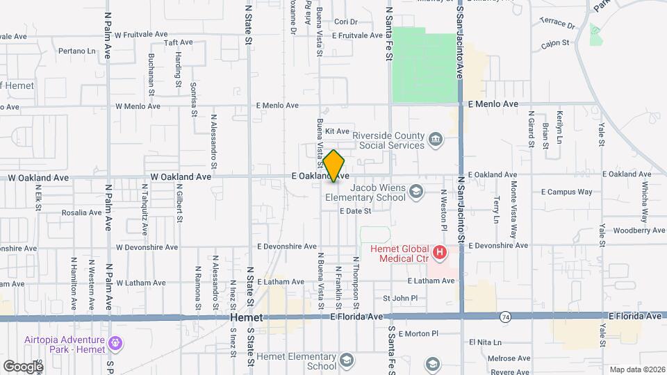 451 N Franklin St Map and Location Details