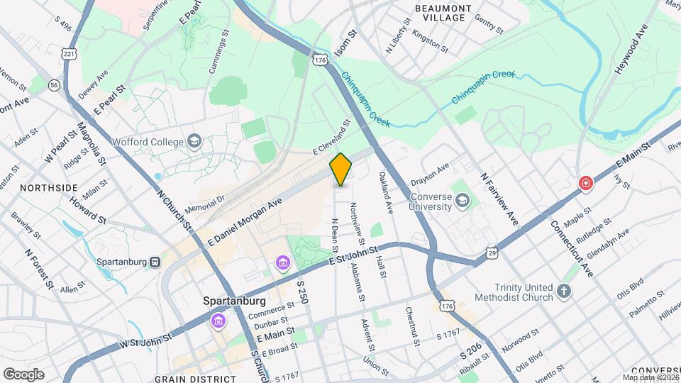 327 N Dean St Map and Location Details