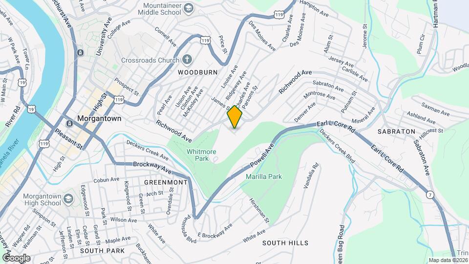 859 Miller St Map and Location Details