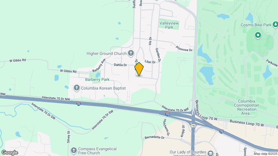 2612-2614-2614 Morning Glory Dr Map and Location Details