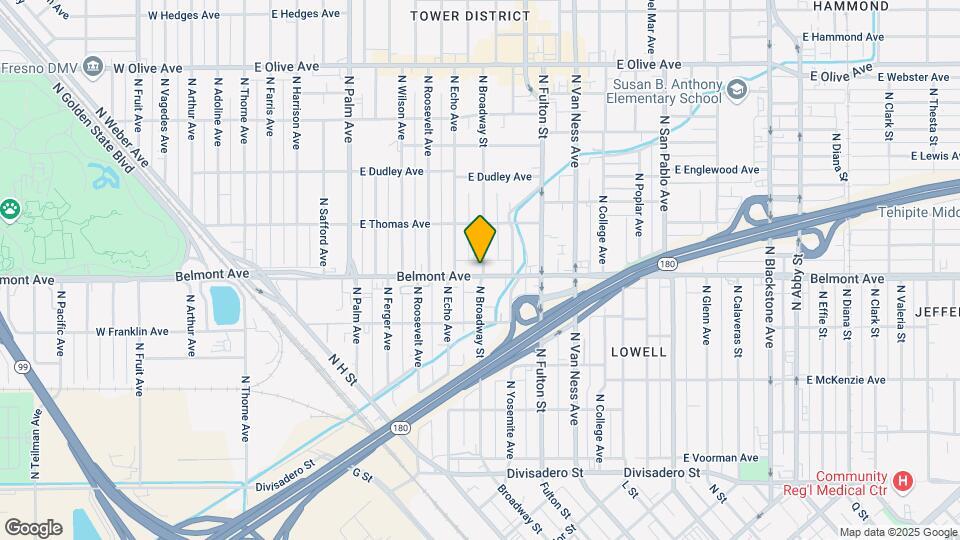 627 E Belmont Ave Mapa y Detalles de la Ubicación