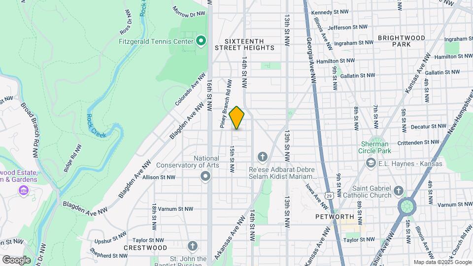 1424 Decatur St NW Map and Location Details